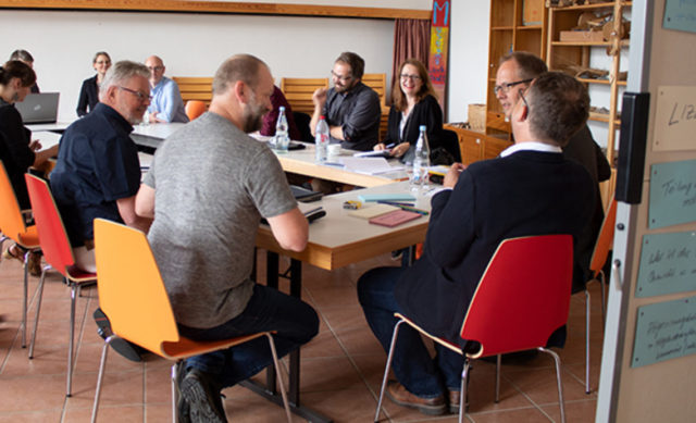 Arbeitsgruppe zum Thema Lizenzen auf einem unserer Verbundtreffen © SPK