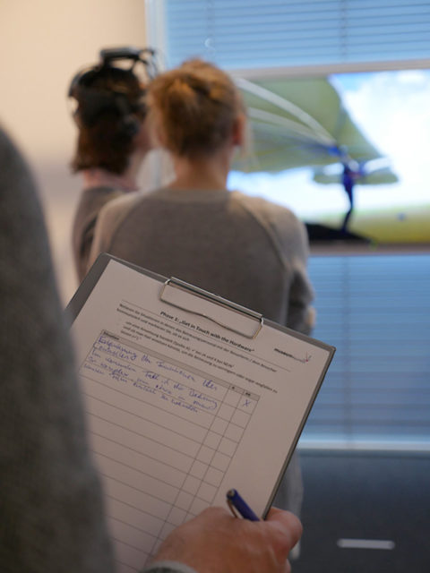 Beobachtungsbögen zur Interaktion von NutzerInnen und BetreuerInnen, Foto: Stiftung Preußischer Kulturbesitz / S. Faulstich (CC BY 4.0)