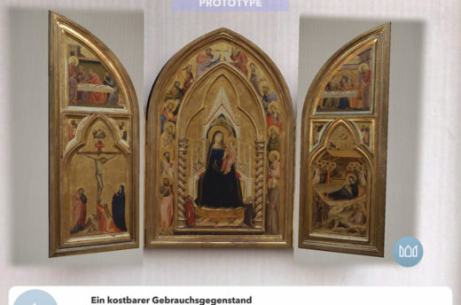 Sonst so nicht ausgestellt: Tryptichon mit Seitenflügeln