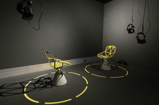 Foto zum Ausstellungsexperiment