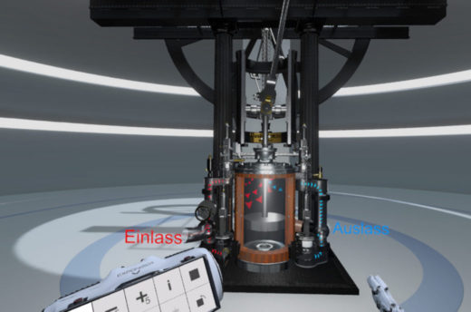 Demoversion einer VR-Sequenz der Sulzer Dampfmaschine.