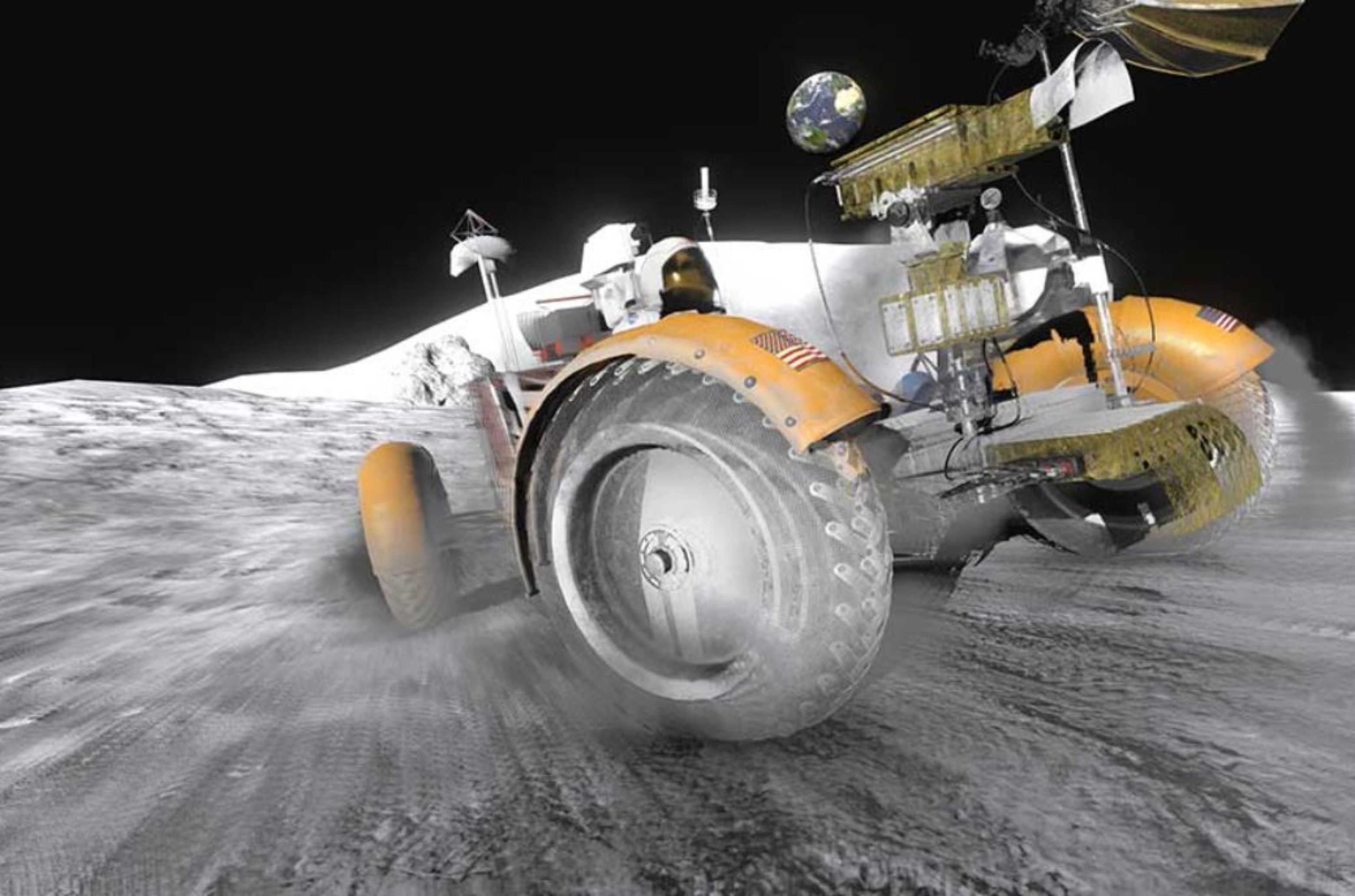 3D-digitalized moon rover