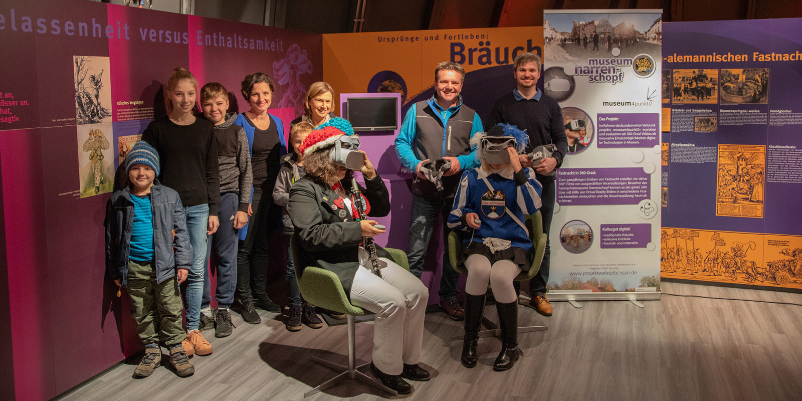 360-Grad-Filme der Fastnacht in VR im Museum Narrenschopf