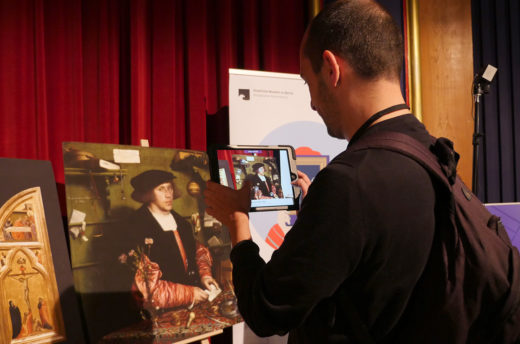 App-Nutzer auf dem Symposium Digitalwerkstatt Museum