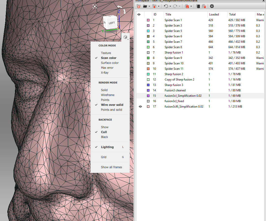 Oberflächliches – 3D-Scanner an physikalischen Grenzen