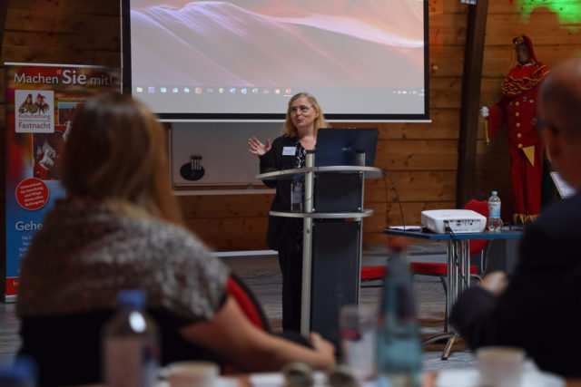 Prof. Monika Hagedorn-Saupe, Verbundtreffen von museum4punkt0 im Museum Narrenschopf in Bad Dürrheim im Sommer 2019