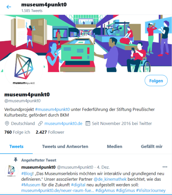 Twitter zu aktuellen Blog-Beiträgen