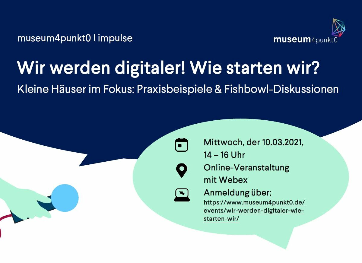 Neuer Impuls! Veranstaltung zum Start kleinerer Häuser ins Abenteuer Digitalität