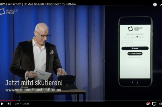 Volker Wieprecht erklärt das Partizipationstool VoxR