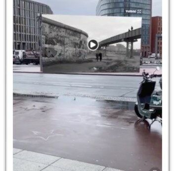 Einblicke in den Prototyp: Per AR-Filter filmen wie vor 100 Jahren und virtuell die Flügel aus Wim Wenders „Der Himmel über Berlin“ tragen