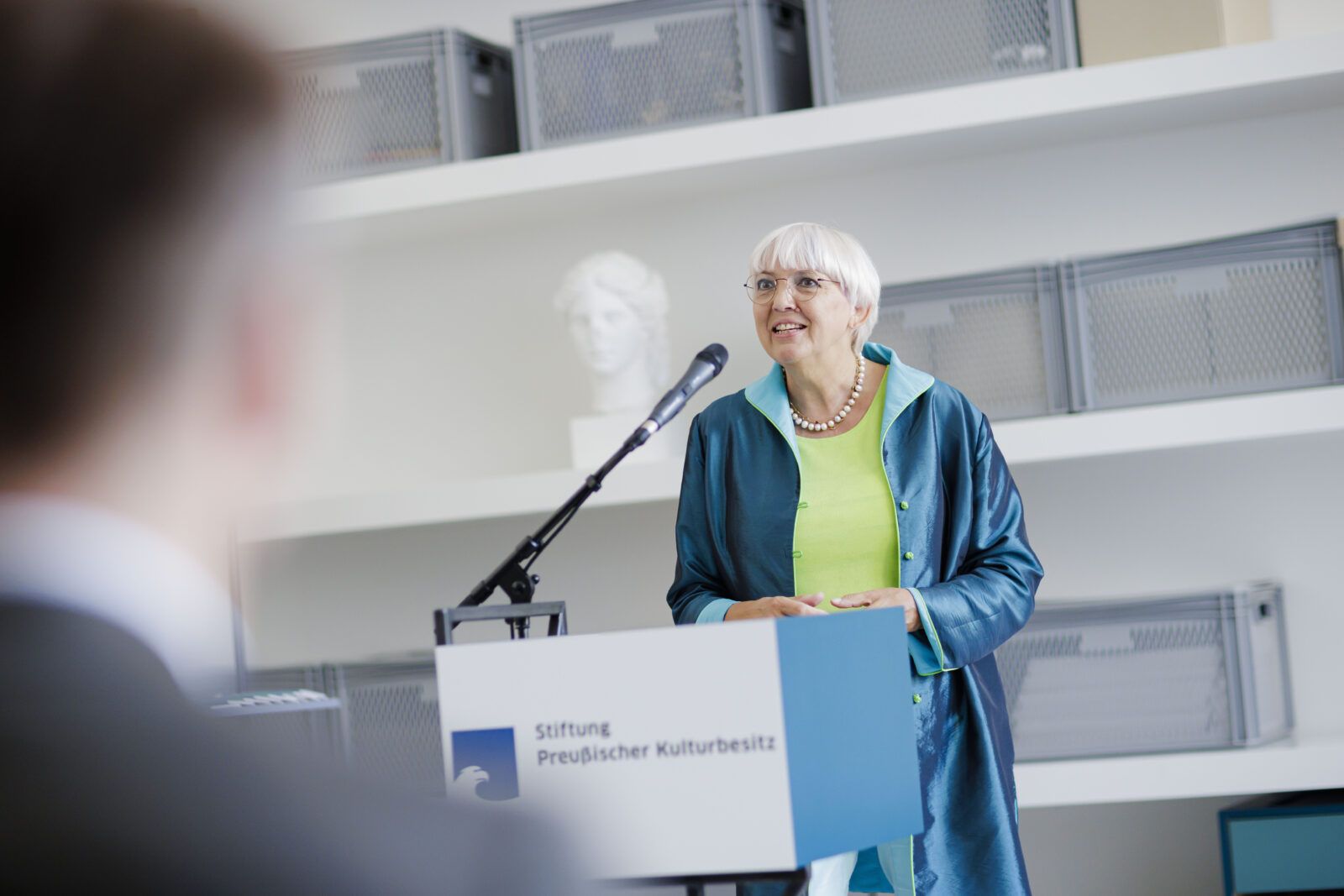 Kulturstaatsministerin Claudia Roth eröffnete die museum4punkt0 | werkschau am 24.06.2022 in Berlin