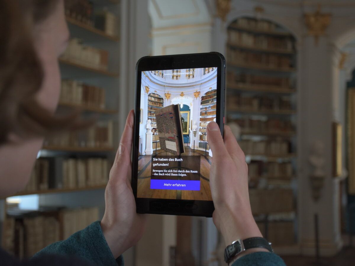 Bild zum Ergebnis: Historische Bücher mit Augmented Reality entdecken