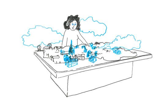 Das museum4punkt0-Team vom Oberhessischen Museum Gießen hat 2022 begonnen, das Stadtmodell digital zu ergänzen und in einen multisensorischen Rundgang einzubetten.