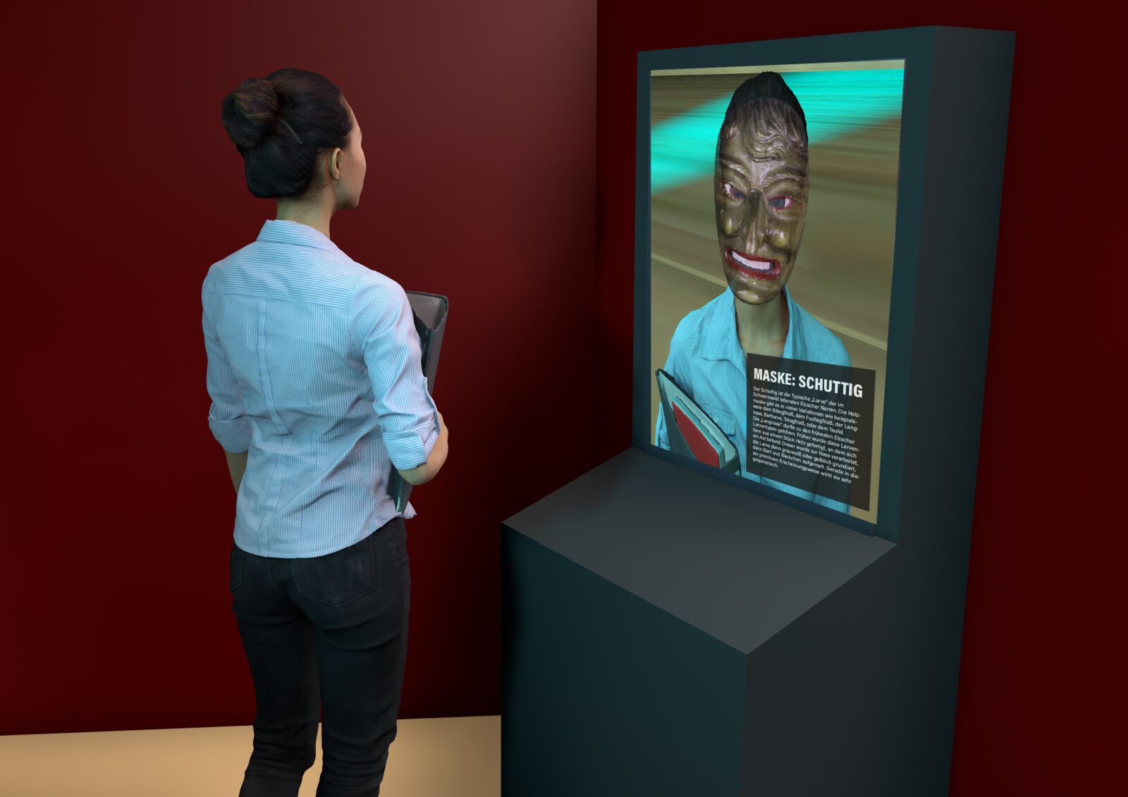 Ki-basierte Gesichtserkennung mit Maskenscanning