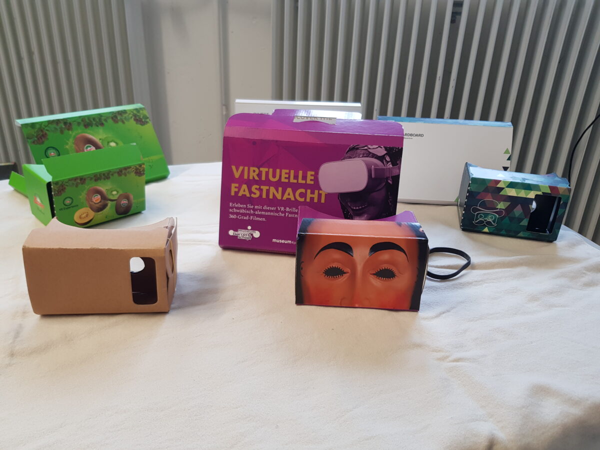 Zur Ergebnisseite: Gesammelte Erfahrungen zu VR-Brillen