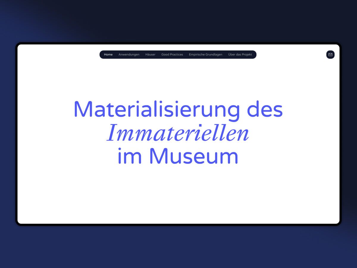 Bild zum Ergebnis: Recherchieren, austauschen, mitmachen: Die Web-Plattform „Materialisierung des Immateriellen“ zur digitalen Vermittlung von immateriellem Kulturerbe (IKE)
